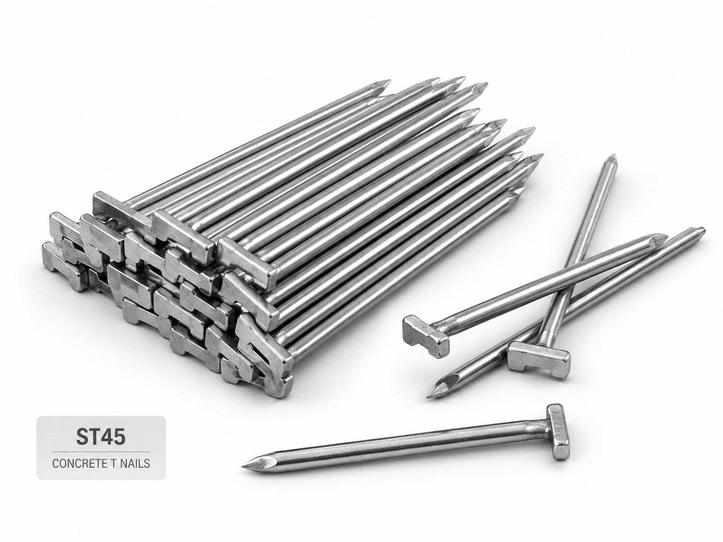 ST45 Concrete T Nails - Professional grade construction fasteners