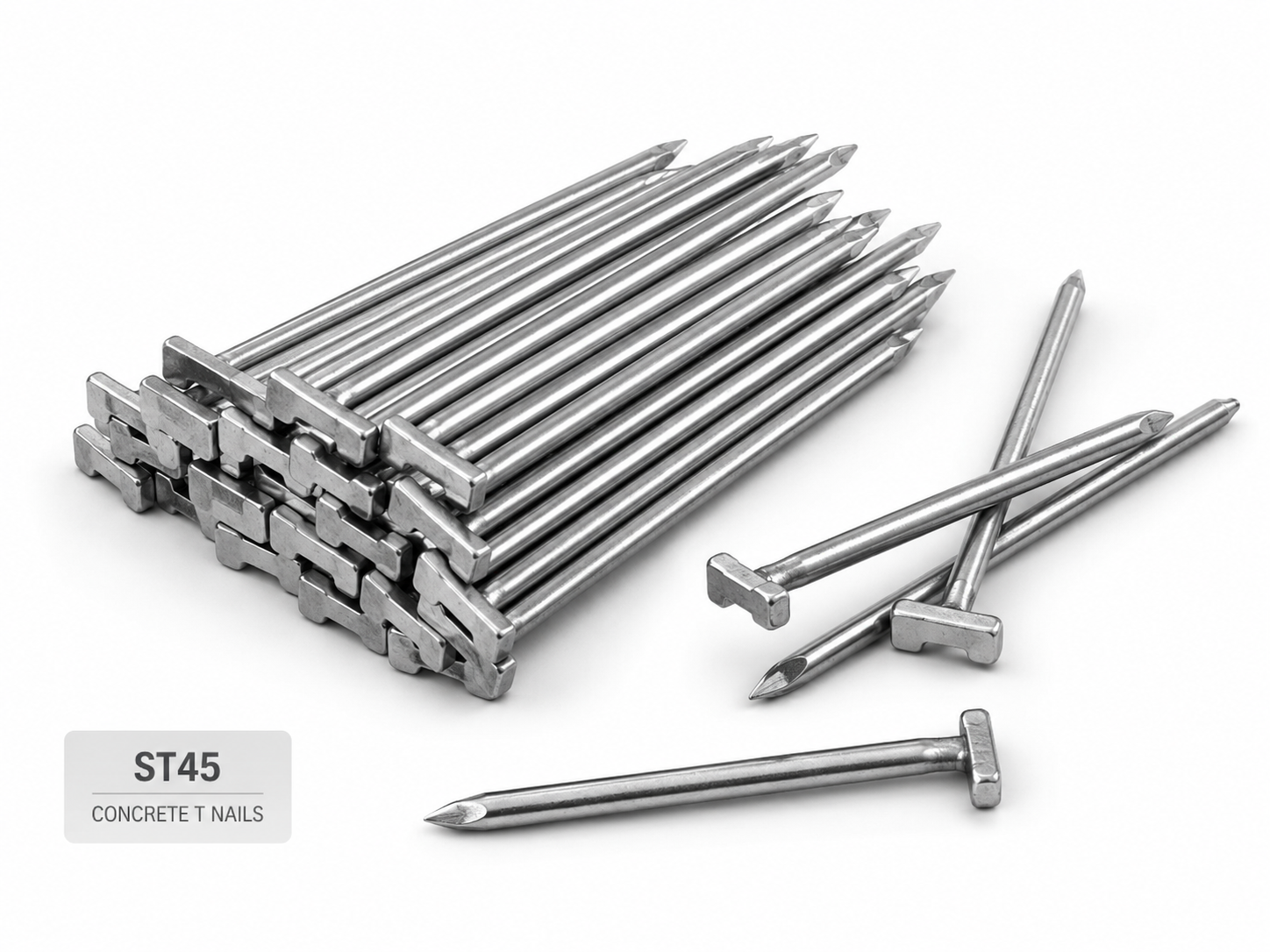 ST45 Concrete T Nails - Professional grade construction fasteners