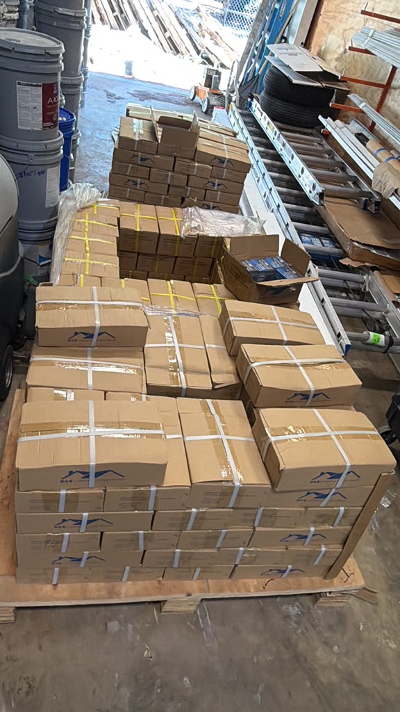 HDEZ construction nail inventory prepared for distribution